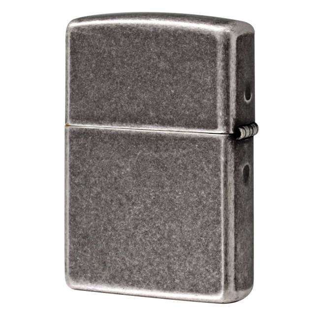 Zippo ジッポー 無地 アンティークフィニッシュ シルバー Antique