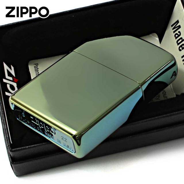 Zippo ジッポー 無地 グリーン High Polish Green 鏡面 ポリッシュ