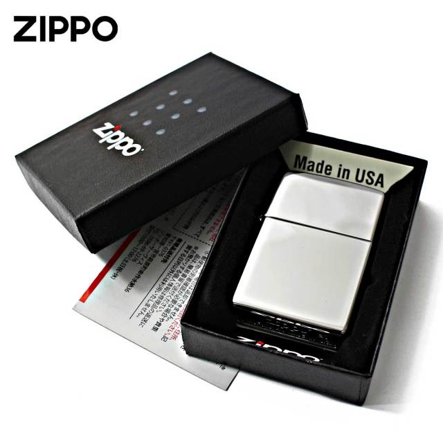 Zippo ジッポー 無地 シルバー 鏡面 ハイポリッシュクローム High