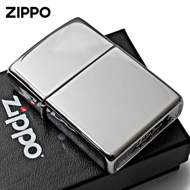 Zippo ジッポー 無地 シルバー 鏡面 ハイポリッシュクローム High