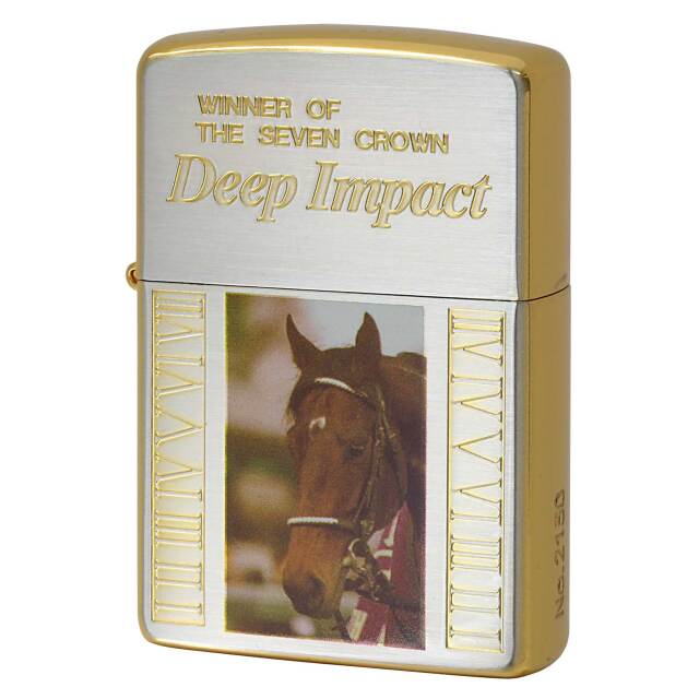 絶版/ヴィンテージ Zippo ジッポー 中古 2006年製造ディープインパクト