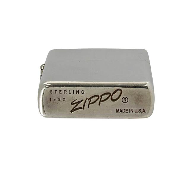 絶版/ヴィンテージ Zippo ジッポー 中古 1992年製造スターリング