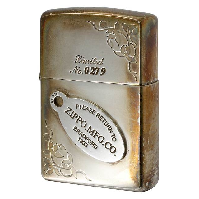 絶版/ヴィンテージ Zippo ジッポー 中古 2001年製造限定 PLEASE RETURN