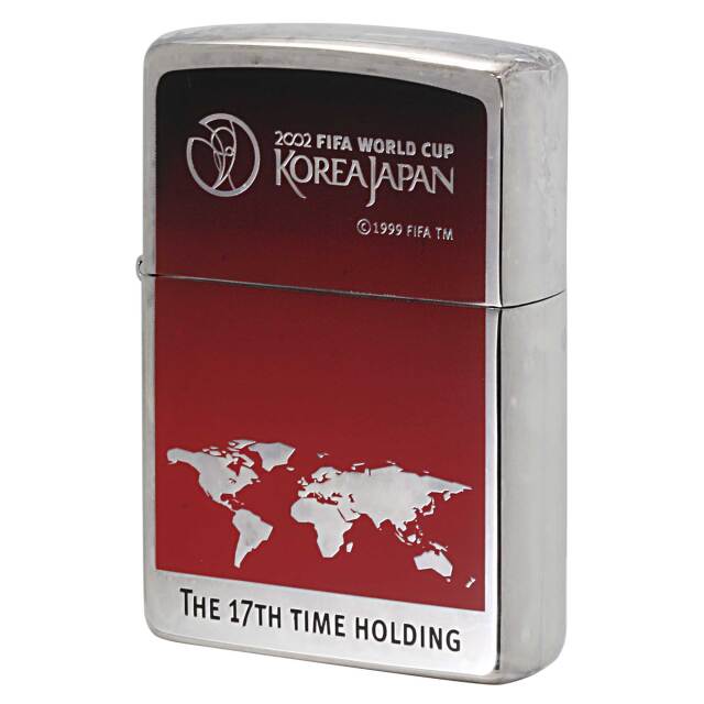 絶版/ヴィンテージ Zippo ジッポー 中古 2000年製造2002 FIFA WORLDCUP