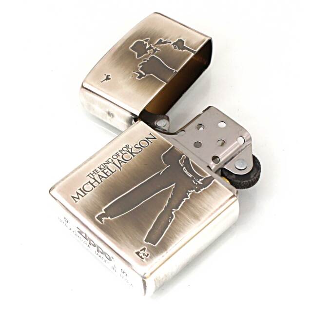 絶版/ヴィンテージ Zippo ジッポー 中古 2009年製造マイケルジャクソン