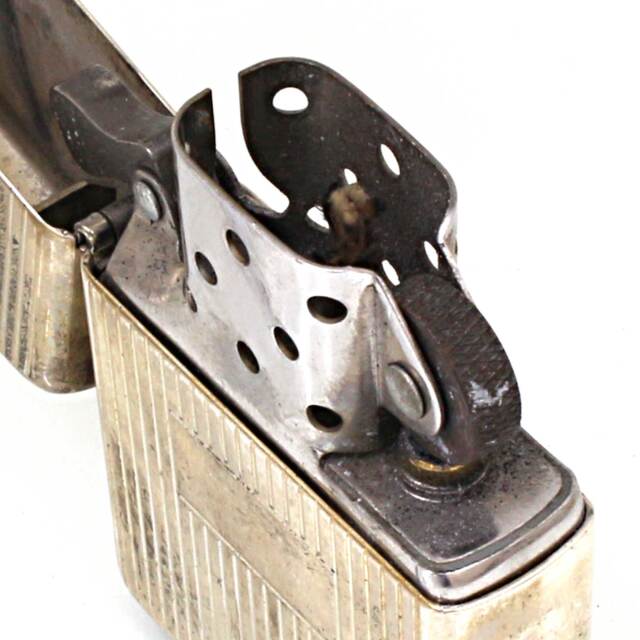 絶版/ヴィンテージ Zippo ジッポー 中古 1999年製造純銀 スターリング