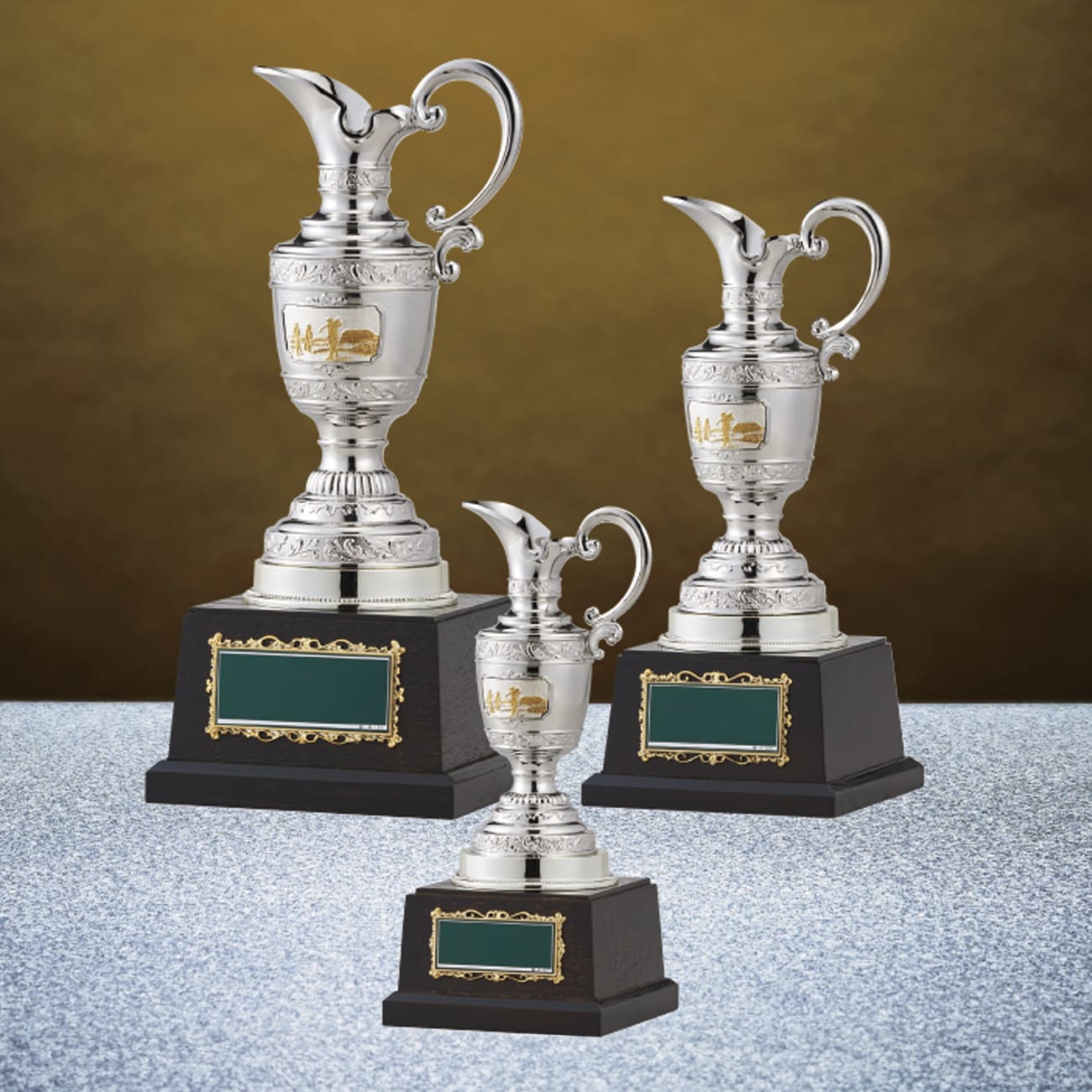 優勝カップ 金属製 ゴルフ CA-1034 Aサイズ