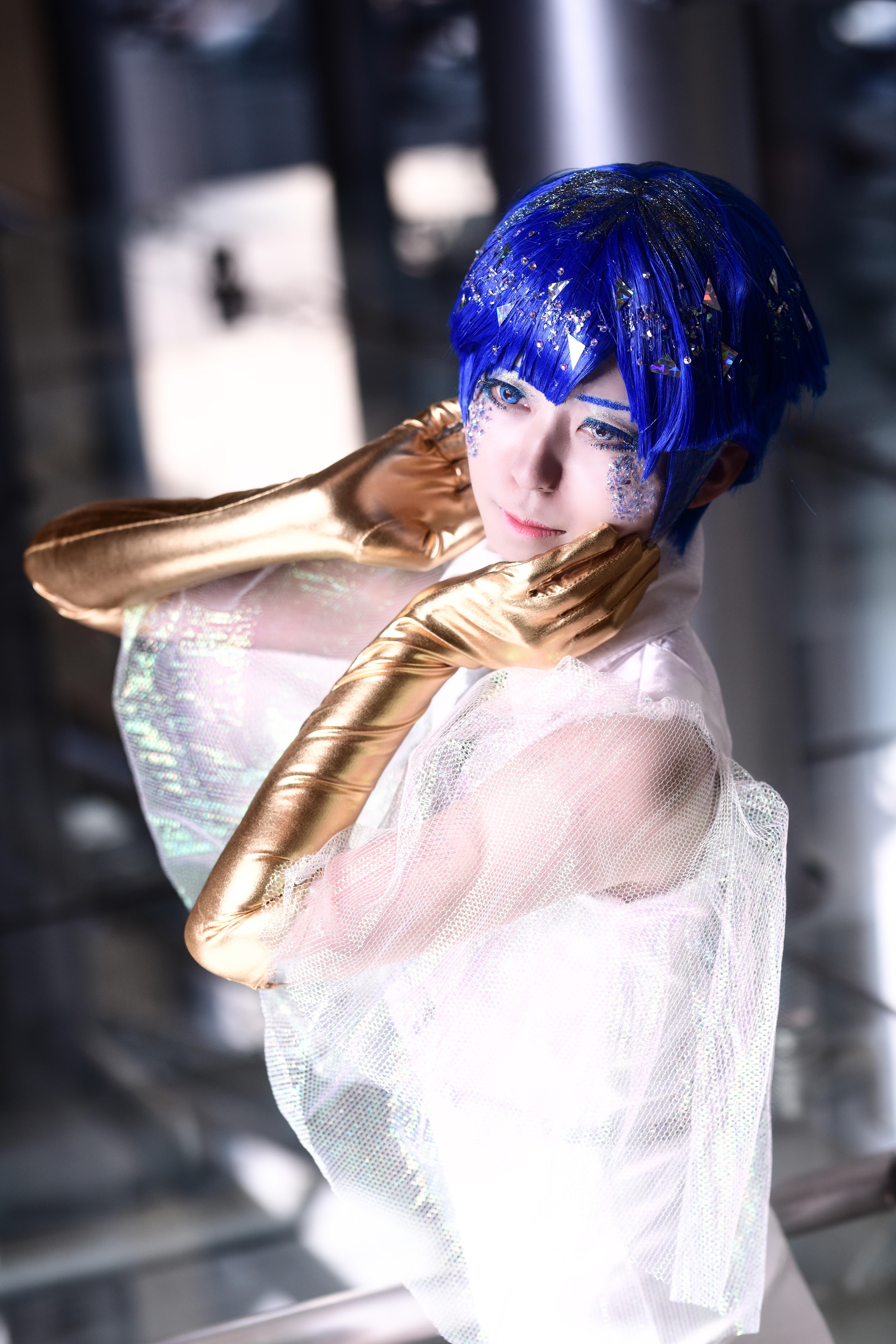 宝石の国 フォスフォフィライト(月衣装(頭部ラピス)) - コスプレ