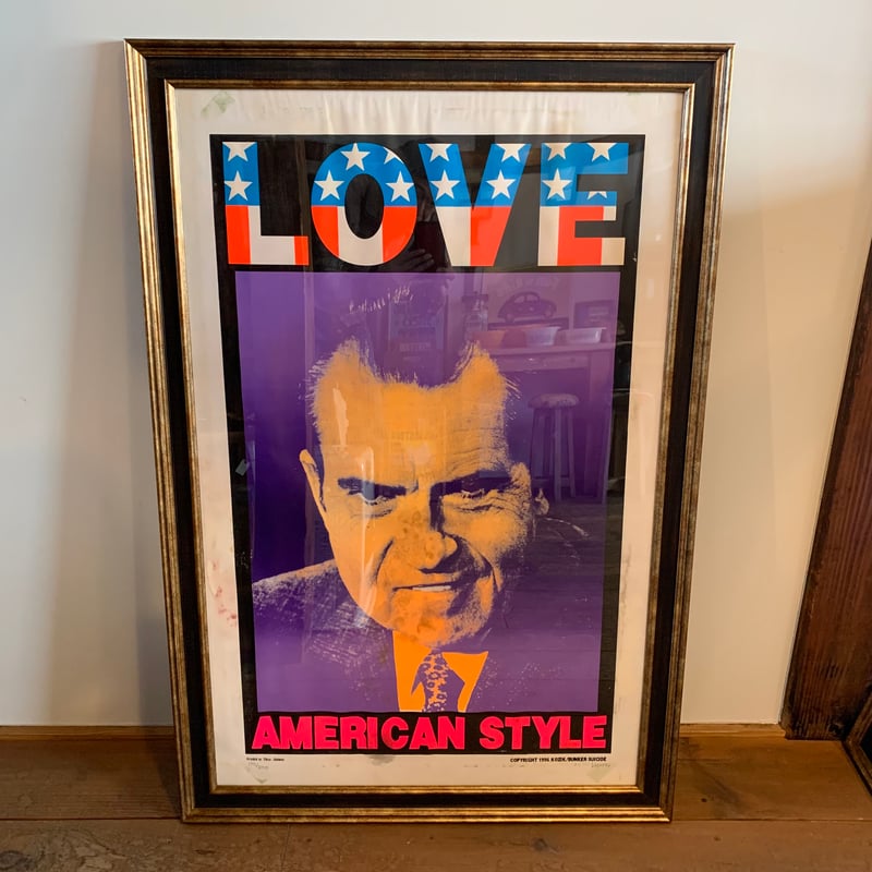 kozik 1996 NIXON ニクソン コジック シルクスクリーンポスター vintage
