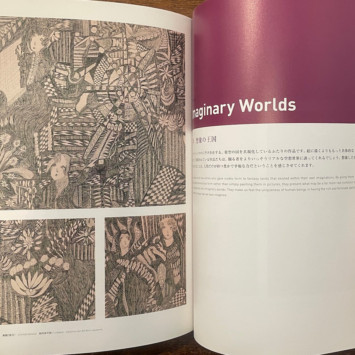 アウトサイダー・アートの世界：東と西のアール・ブリュット」はた