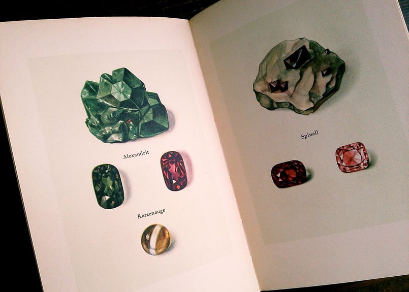 再入荷】1938年ドイツ インゼル文庫Nr.54＜小さな鉱物の本＞◇Das