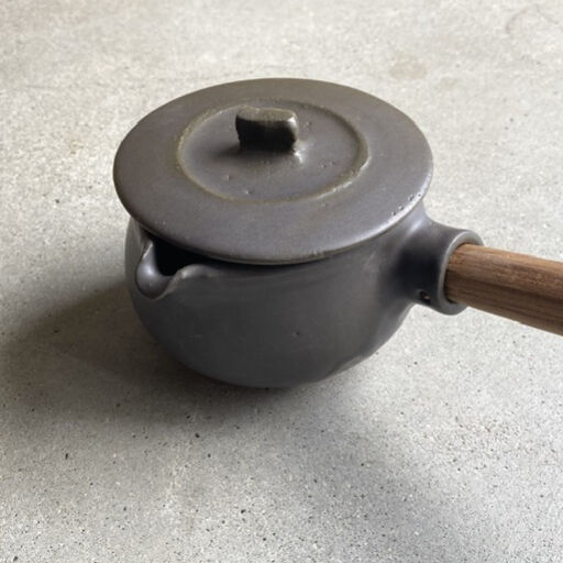 馬場勝文 ふた付き耐熱ミルクパン 黒 | TORYBAZAR