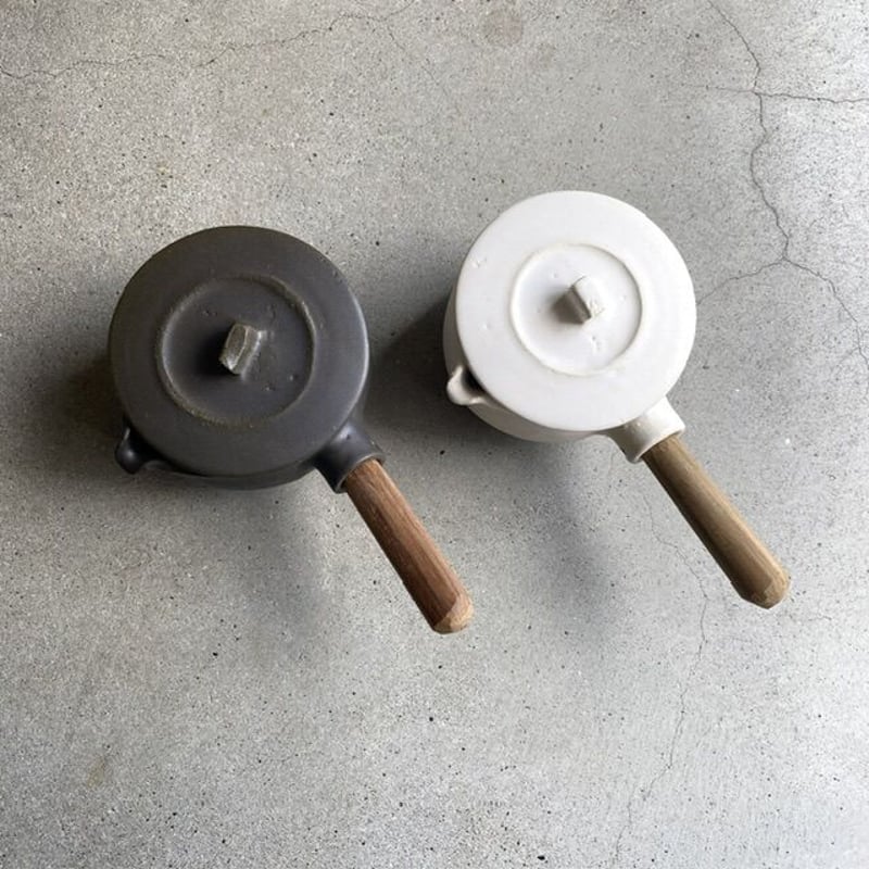 馬場勝文 ふた付き耐熱ミルクパン 黒 | TORYBAZAR