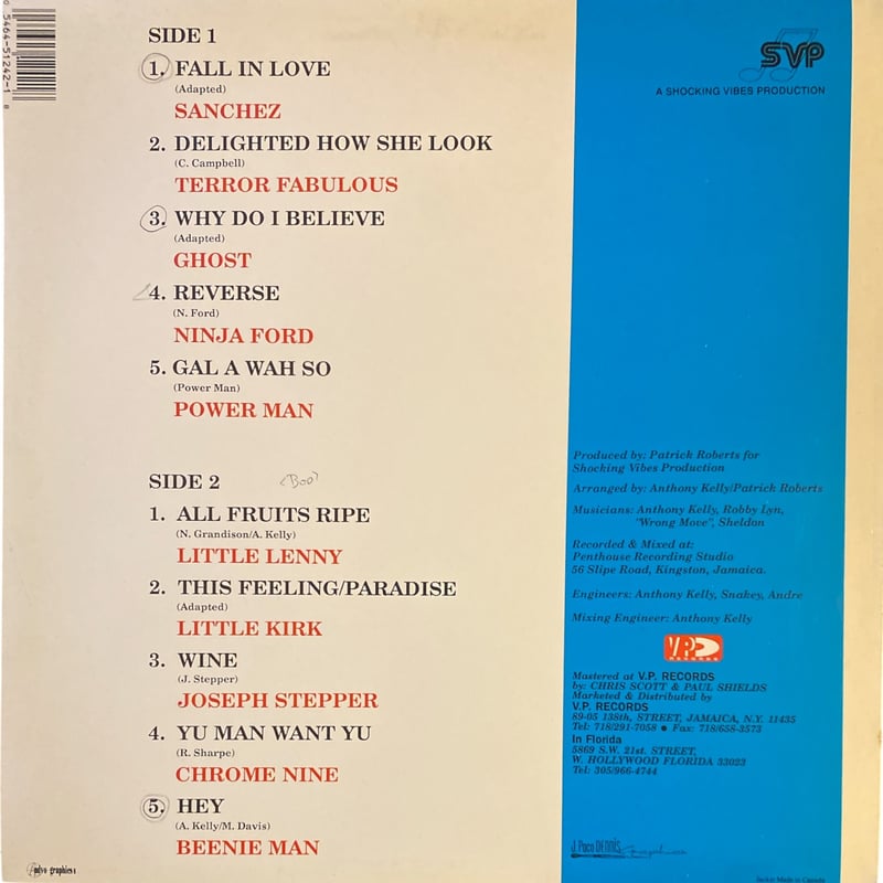 ALL FRUITS RIPE Vol.1 / VA (LPレコード) | レゲエとジャマイカ