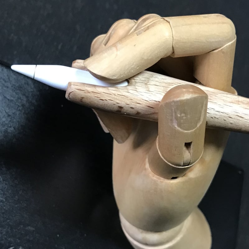 Apple Pencil 第2世代用 木製グリップ 《絵仕事グリップ PRO 》 充電