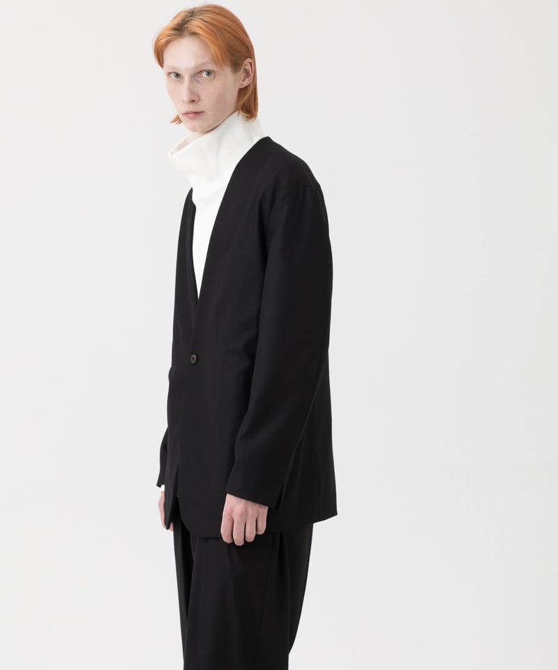 MBハイエンド尾州ウール クラシックノーカラージャケット | MB -there