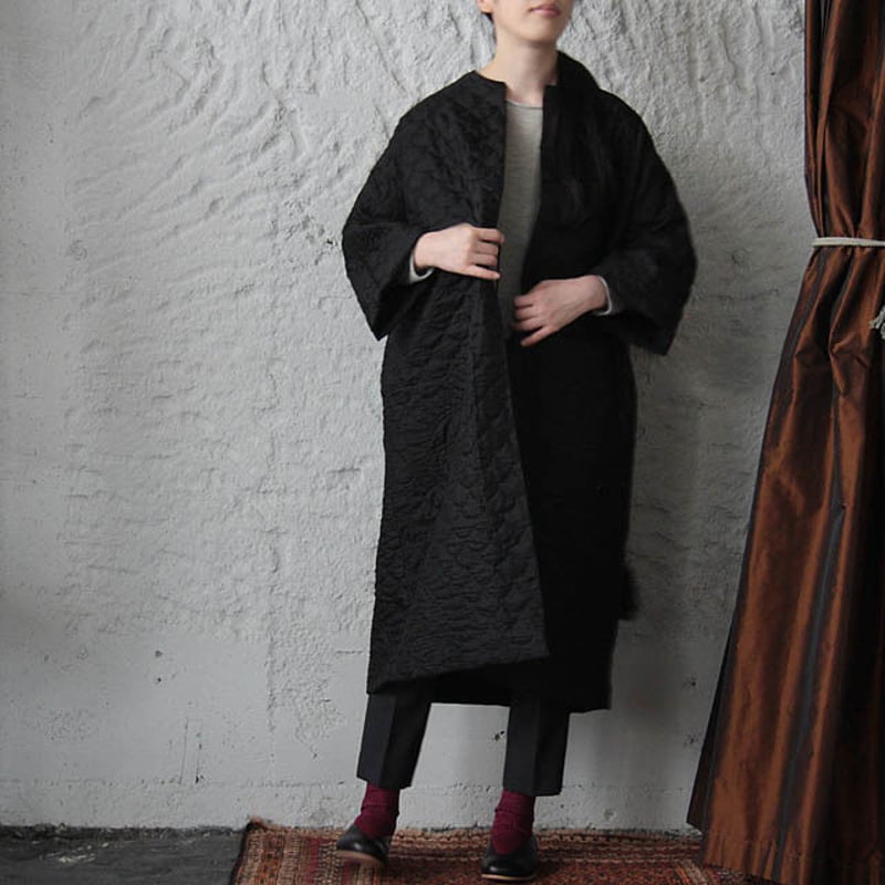 TOWAVASE silk quilt robe | nii-B | WEBSHOP