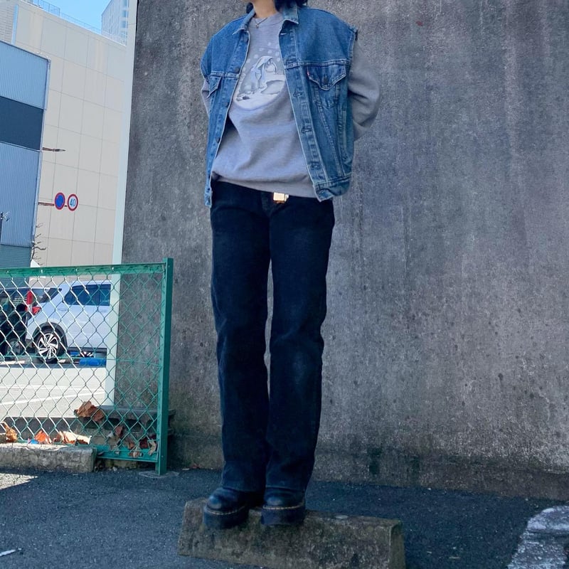 Levi'sデニムリメイクベスト | CUSTOM FEVER