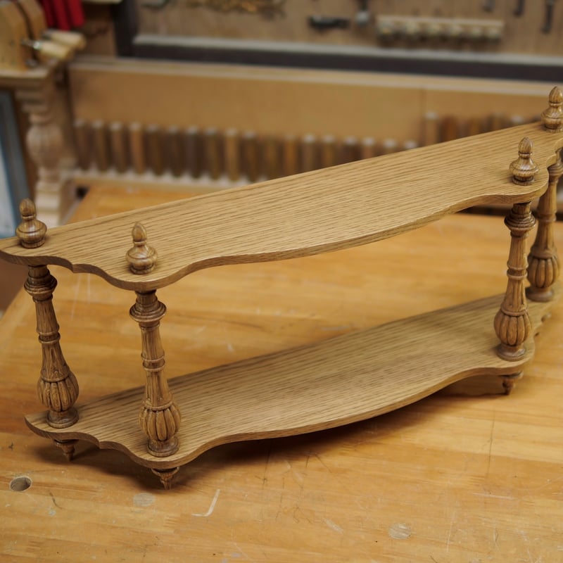 オークの彫刻ナポレオンシェルフ | Réaliser son rêve