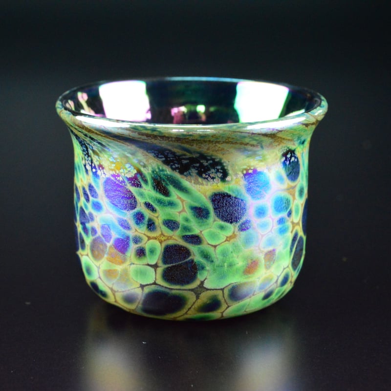 江副行昭 手造りガラス熔壌ぐい呑 | GALLERY 旭