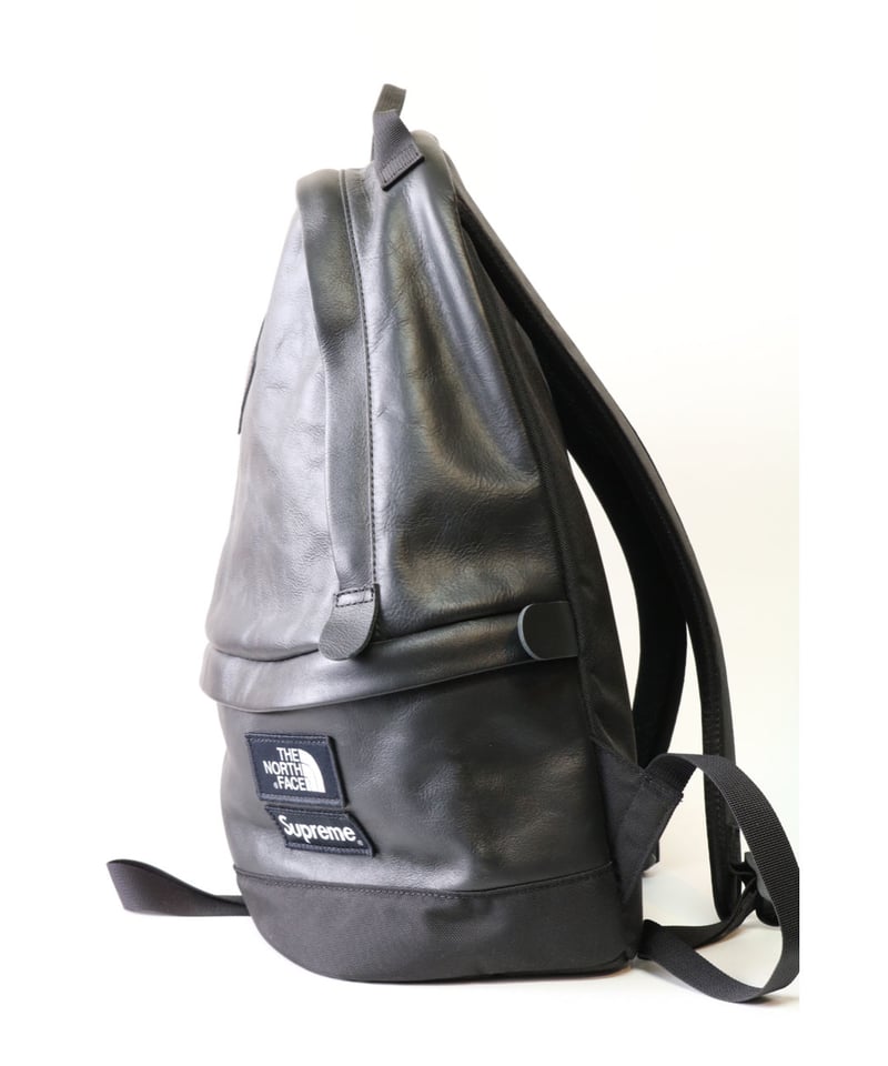 SUPREME x THE NORTH FACE LEATHER BACKPACK BLACK