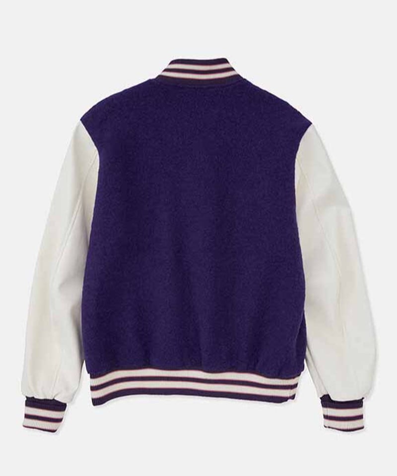 URU TOKYO×DIGAWEL Varsity Jacket【PURPLE】 | welles