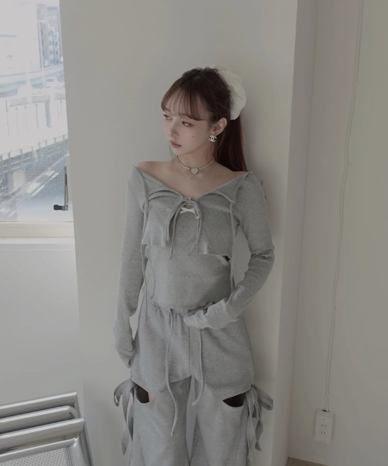 リボンカーディガン/Ribbon Cardigan | FICTION TOKYO OFFIC