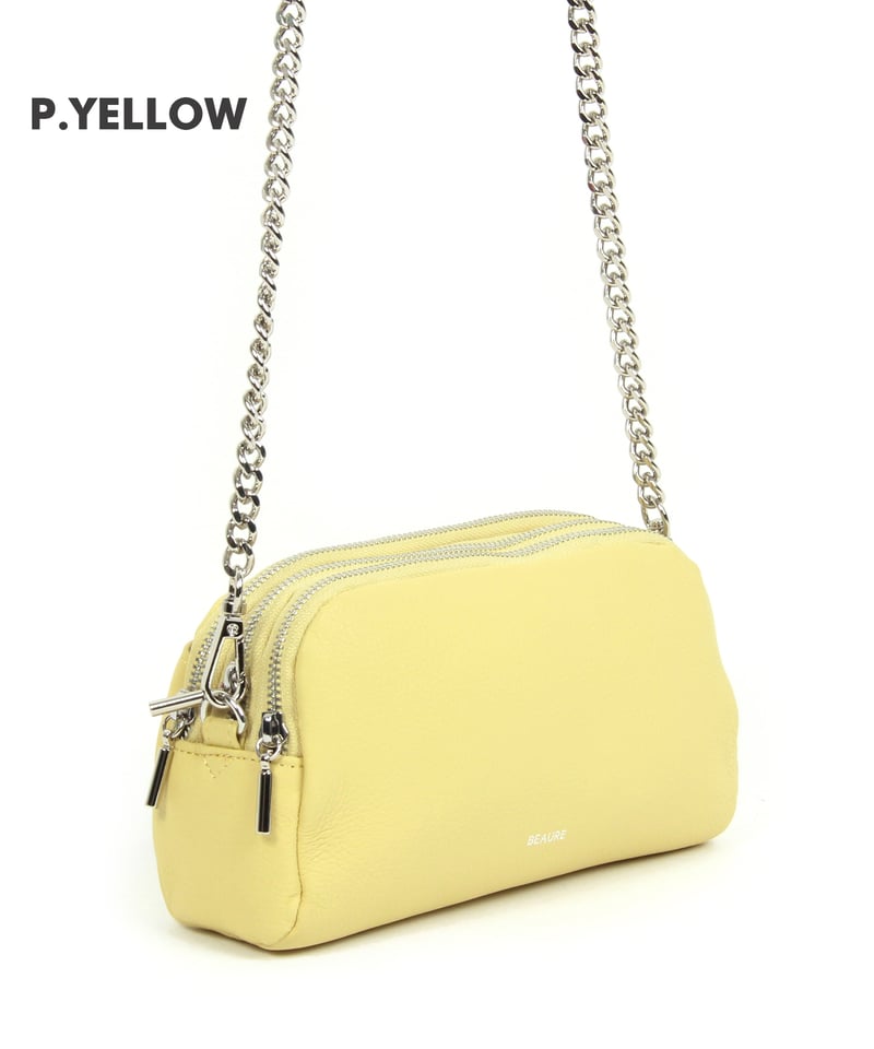 B-24310】BEAURE トリプルファスナー ミニポシェット | BEAURE OFFI