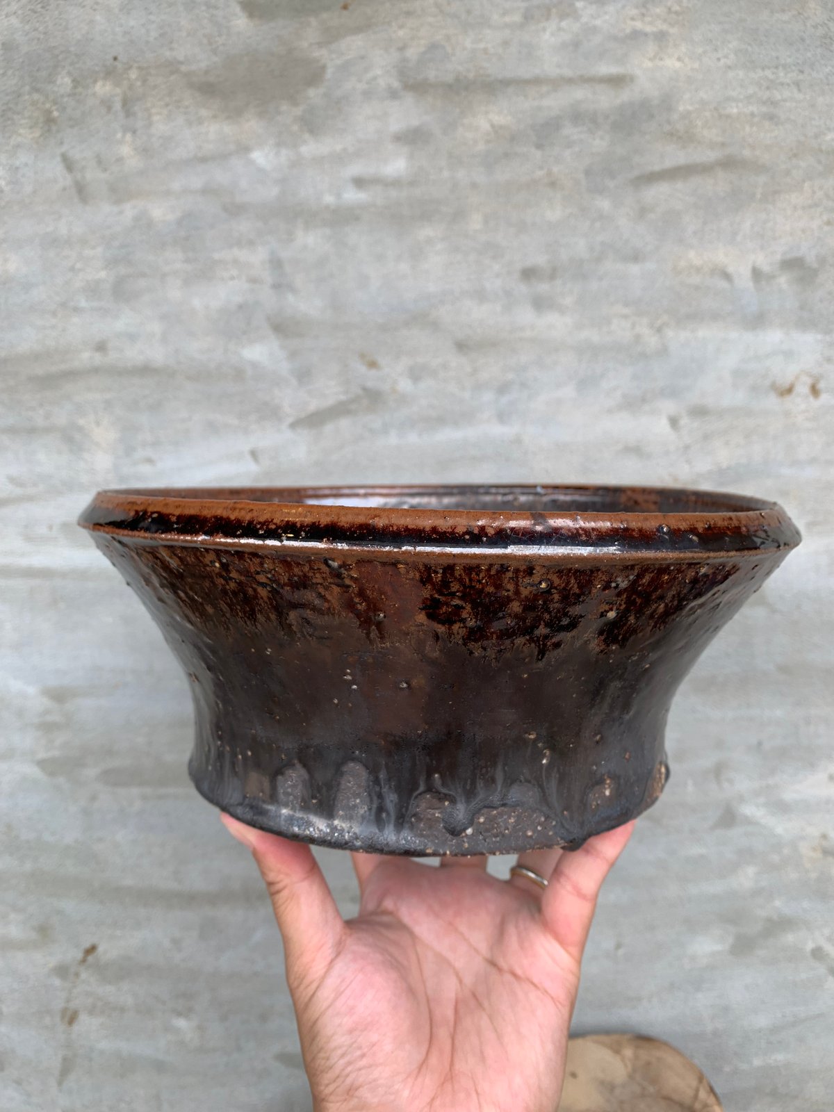 植物鉢 飴釉 NOPPO / 姫野翔太 植物鉢 飴釉 NOPPO / 姫野翔太 - メルカリ