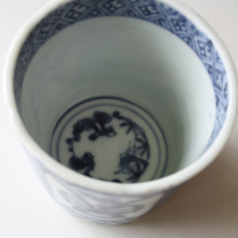 S-26 古伊万里 KOIMARI 岩水仙 竹文 蕎麦猪口 | imarimaru