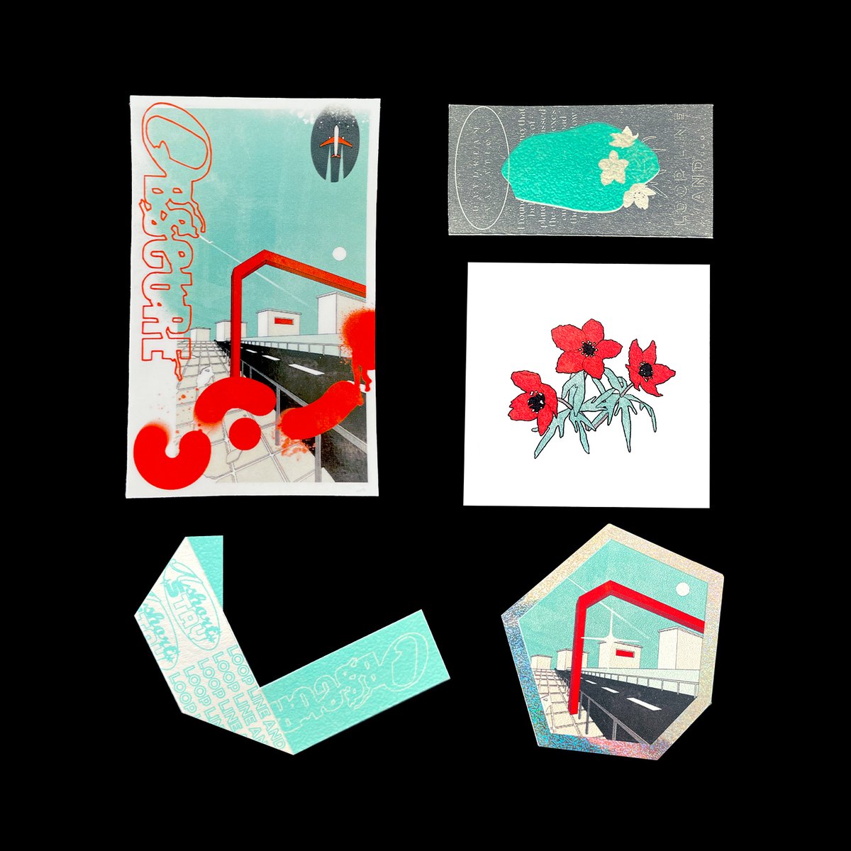 ガチアクタ WEAREマンガLOVERSステッカー 全5種5枚セット 激レア 全5種