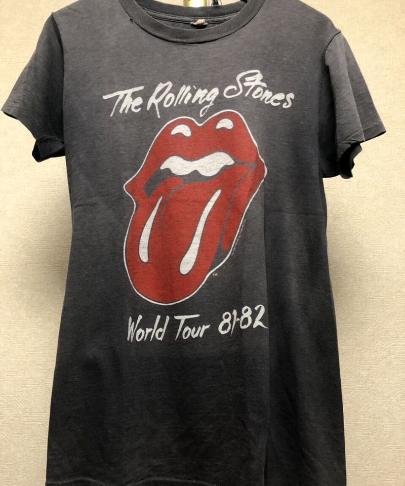 リアルエイティーズROCK Tee〉The Rolling Stonesワールドツアー81-