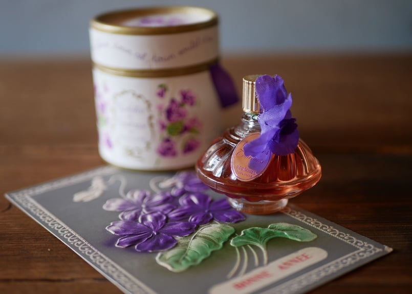 トゥールーズ スミレ 香水 ベルドゥ社 フランスアンティーク 香水瓶