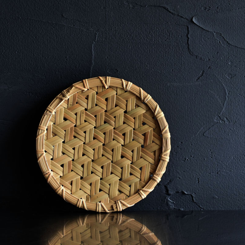 脚付鉄線編ざる 小 Ф21 | ハモニ