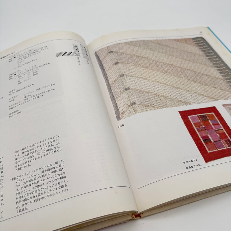 J1_123】スウェーデン織物ベストコレクション Väv en väv/マリン