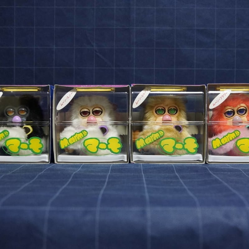 未開封新品]月の天使マーモちゃん 全4種 ☆テナガザルをモチーフとした