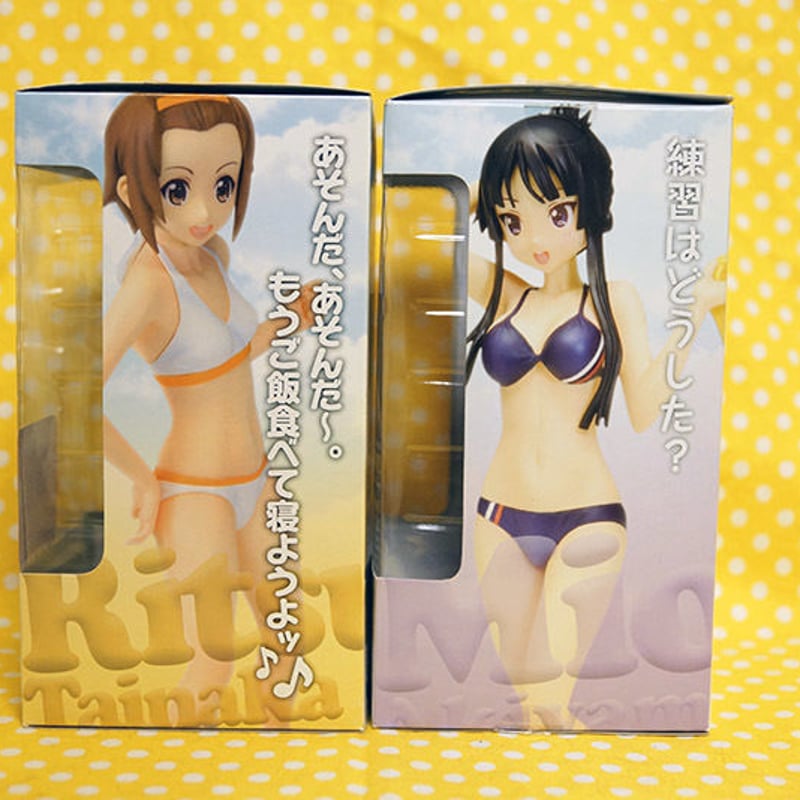 WAVE けいおん BEACH QUEENSフィギュア8体セット(平沢唯 平沢憂 秋山澪