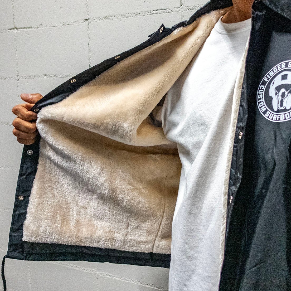 ナイロンコーチJKT（裏ボア付） | FINGER SHAPE