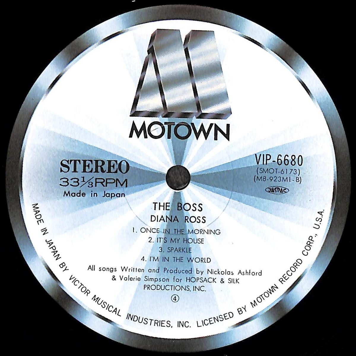 ダイアナ・ロス / ザ・ボス [※国内盤,品番:VIP-6680］(LPレコード