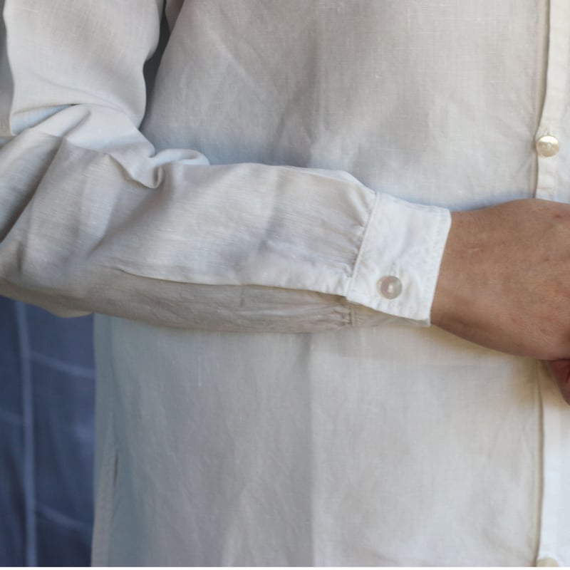 SH-98 大麻ワイドシャツ（高密度）白 ／MITTAN | furacoco