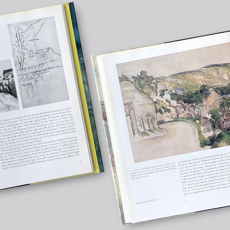 古書】Paul Cezanne / Cezanne's Watercolors Betwee