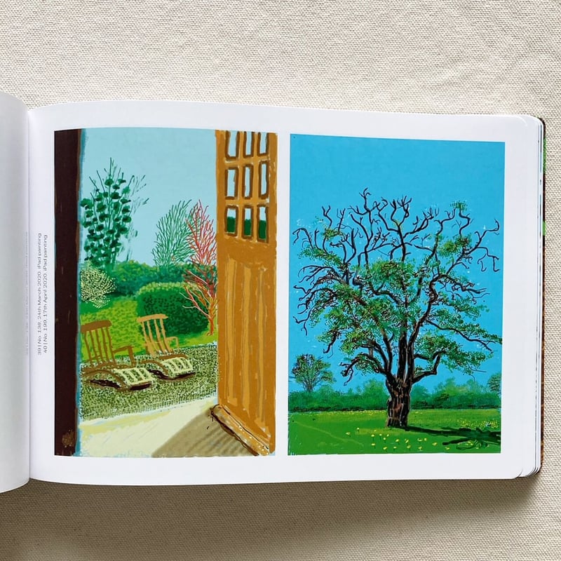 David Hockney｜THE ARRIVAL OF SPRING, NORMANDY 2