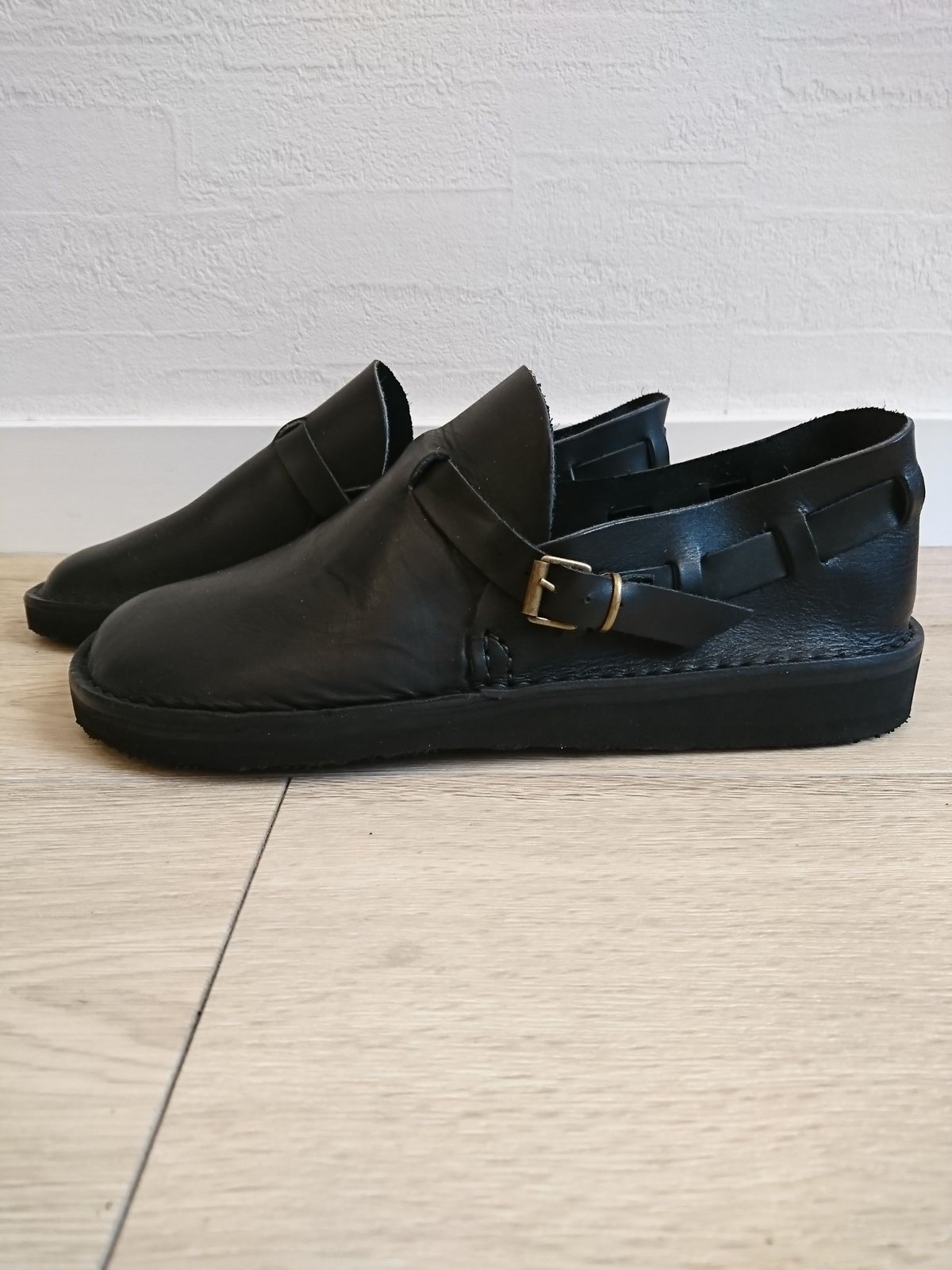 Fracap/フラカップ】バケッタレザーシューズ ブラック | GROWER