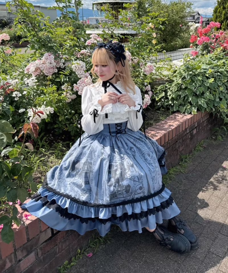 funnyfairy／ブレーメンの夢コルセットスカート（ブルー） | chou chou