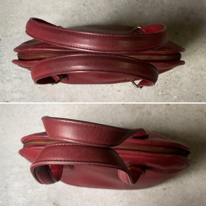 COACH 80s オールドコーチ レザーハンドバッグ 半円型 ファスナー開閉