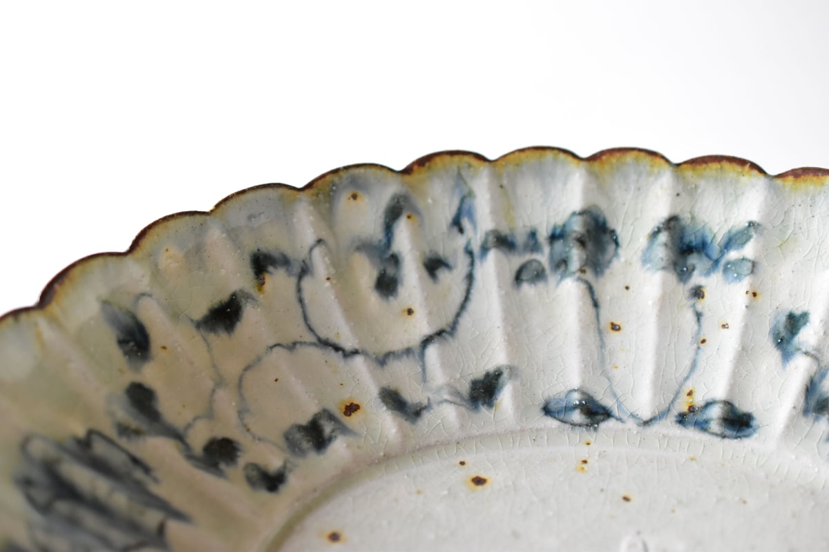 安南手 楕円輪花鉢／市野吉記 | うつわと暮らし 凛 ONLINE SHOP