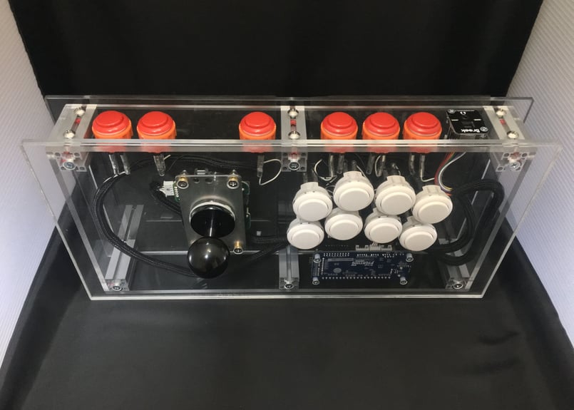 PC・PS5等対応 オリジナルアケコン】AFG-コントローラー ”レバーレス