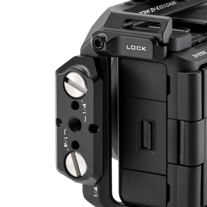 ソニー VLOGCAM ZV-E10 II 用フルカメラケージ (TA-T69-FCC-B)