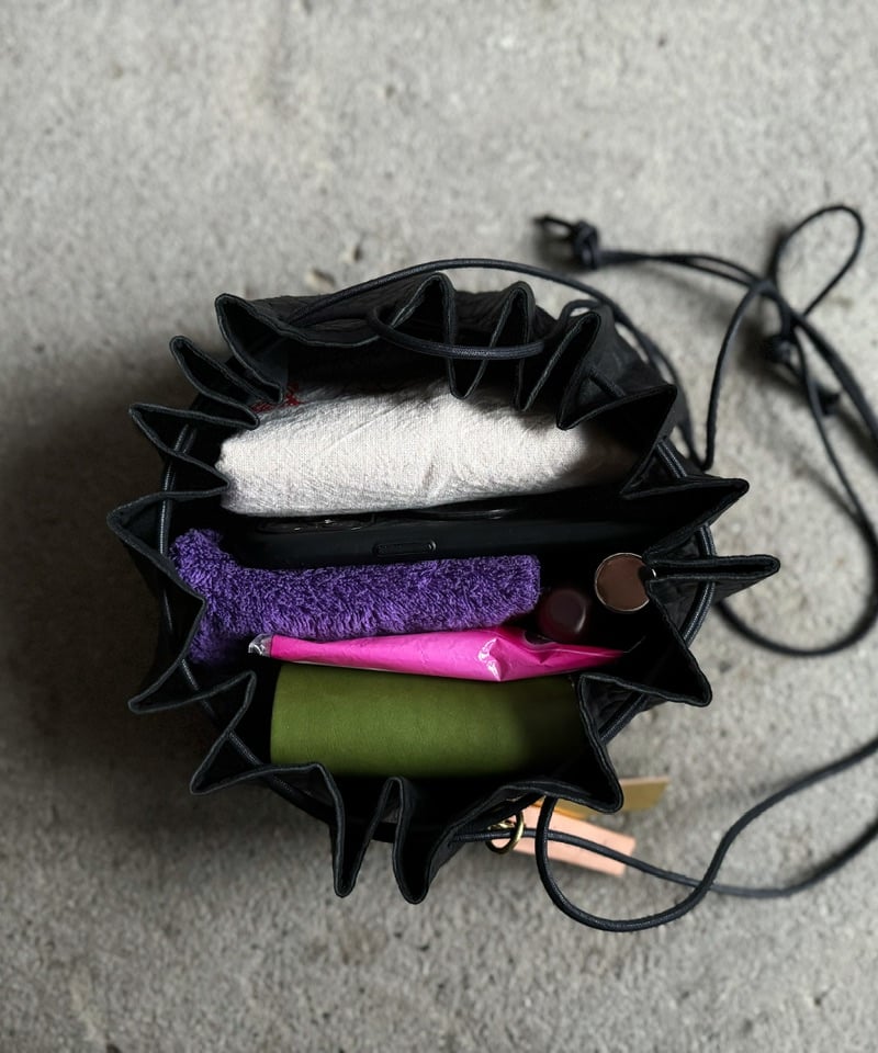 drawstring bag➖sheep black➖ | cian en paclam