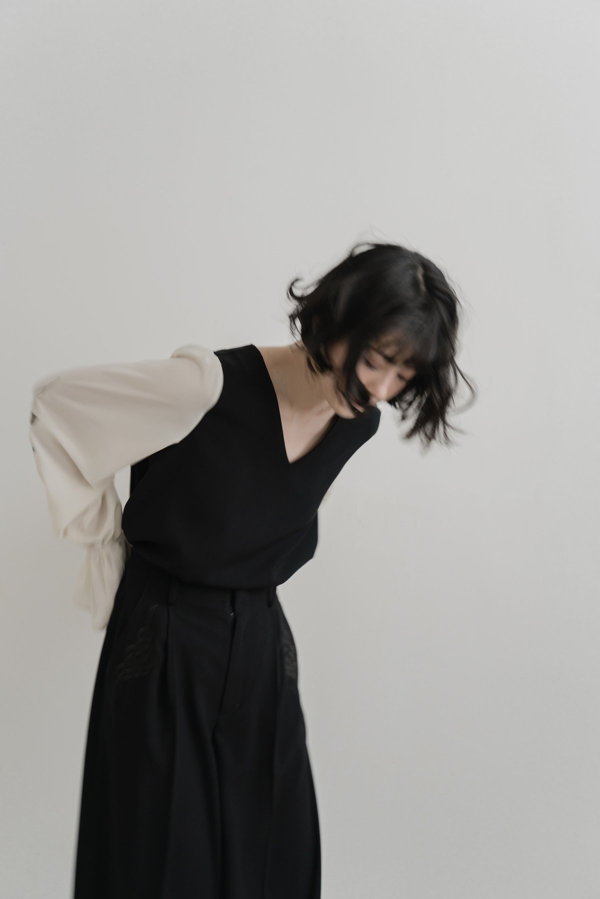 花を着るセットアップ〈ブラウス〉【クレマチス】 | iCONOLOGY